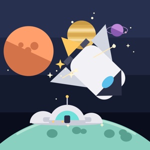 Celestial Drift — a space paint-by-sticker puzzle from Pentire's built-in library